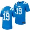 Ole Miss Rebels Dayton Wade Jersey #19 Untouchable College Football 2023 Powder Blue