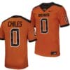 Oregon State Beavers Aidan Chiles Jersey #0 College Football Stitched Orange 2023