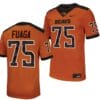 Oregon State Beavers Taliese Fuaga Jersey #75 College Football Stitched Orange 2023
