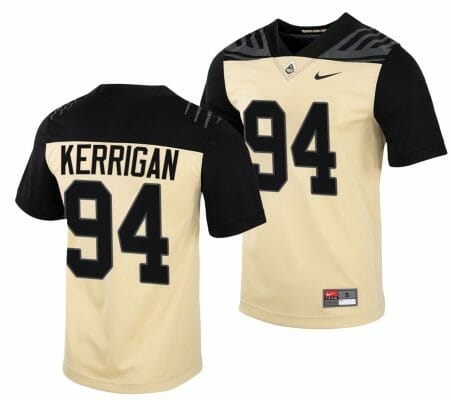 Purdue Boilermakers Ryan Kerrigan Jersey #94 College Football Gold Vapor Untouchable