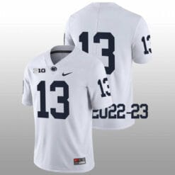 Penn State Cristian Driver Jersey #13 College Football Game White No Name