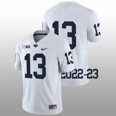 Penn State Cristian Driver Jersey #13 College Football Game White No Name