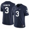 Penn State Parker Washington Jersey #3 College Football Game Navy With Name