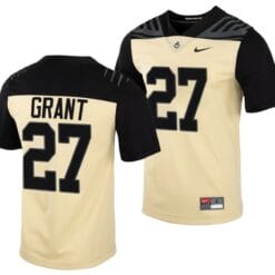 Purdue Boilermakers Marvin Grant Jersey #27 College Football Gold Vapor Untouchable