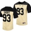 Purdue Boilermakers Kawann Short Jersey #93 College Football Gold Vapor Untouchable