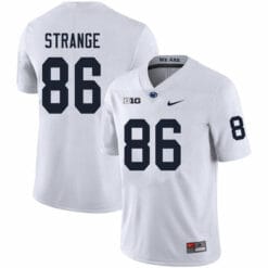 Penn State Brenton Strange Jersey #86 College Football Game White With Name