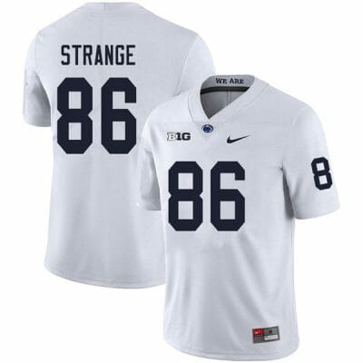Penn State Brenton Strange Jersey #86 College Football Game White With Name