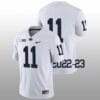Penn State Christian Veilleux Jersey #11 College Football Game White No Name
