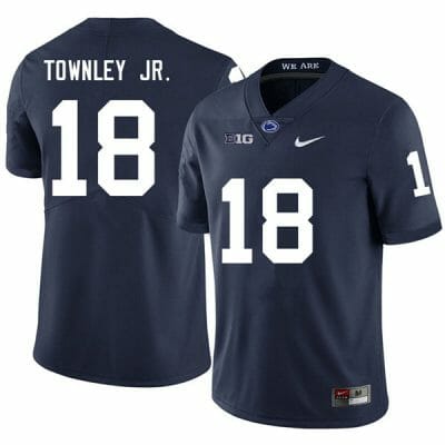 Penn State Davon Townley Jr Jersey #18 College Football Game Navy With Name
