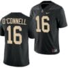 Purdue Boilermakers Aidan O'Connell Jersey #16 College Football Black