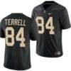 Purdue Boilermakers Preston Terrell Jersey #84 College Football Black