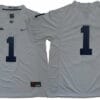 Penn State KeAndre Lambert Smith Jersey #1 College Football Game White No Name