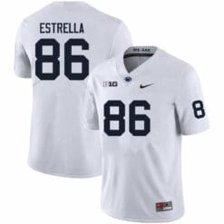 Penn State Jason Estrella Jersey #86 College Football Game White With Name