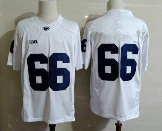 Penn State Connor McGovern Jersey #66 College Football Game White No Name