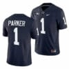 Penn State Tomarrion Parker Jersey #1 College Football Game Navy With Name