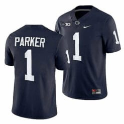 Penn State Tomarrion Parker Jersey #1 College Football Game Navy With Name