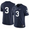 Penn State Parker Washington Jersey #3 College Football Game Navy No Name