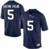 Penn State Tariq Castro Fields Jersey #5 College Football Game Navy With Name