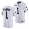 Penn State Tomarrion Parker Jersey #1 College Football Game White With Name
