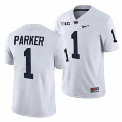Penn State Tomarrion Parker Jersey #1 College Football Game White With Name