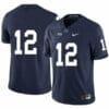 Penn State Brandon Smith Jersey #12 College Football Game Navy No Name
