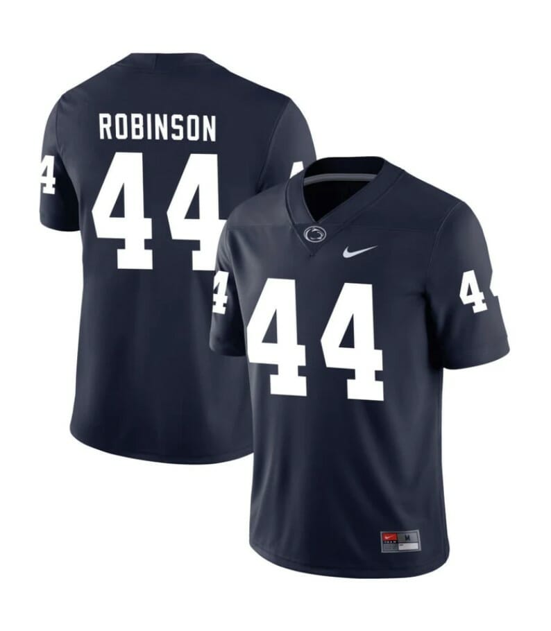 Penn State Chop Robinson Jersey #44 College Football Game Navy With Name