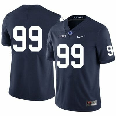 Penn State Coziah Izzard Jersey #99 College Football Game Navy No Name