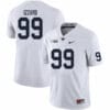 Penn State Coziah Izzard Jersey #99 College Football Game White With Name