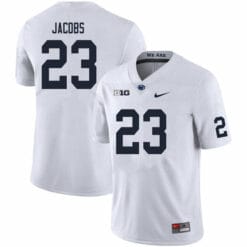 Penn State Curtis Jacobs Jersey #23 College Football Game White With Name