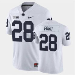 Penn State Devyn Ford Jersey #28 College Football Game White With Name
