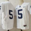 Penn State Jahan Dotson Jersey #5 College Football Game White No Name