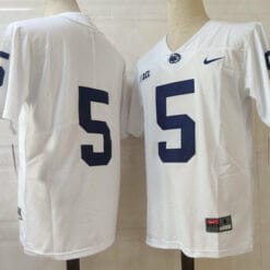 Penn State Jahan Dotson Jersey #5 College Football Game White No Name