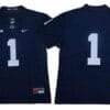 Penn State Jaquan Brisker Jersey #1 College Football Game Navy No Name