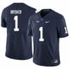 Penn State Jaquan Brisker Jersey #1 College Football Game Navy With Name
