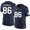 Penn State Jason Estrella Jersey #86 College Football Game Navy With Name