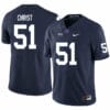 Penn State Jimmy Christ Jersey #51 College Football Game Navy With Name