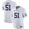 Penn State Jimmy Christ Jersey #51 College Football Game White With Name