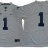 Penn State Joe Patern Jersey #1 College Football Game White No Name