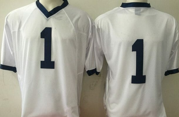 Penn State Joe Patern Jersey #1 College Football Game White With Name