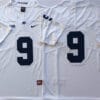 Penn State Joey Porter Jr Jersey #9 College Football Game White No Name
