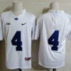 Penn State Journey Brown Jersey #4 College Football Game White No Name
