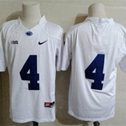 Penn State Journey Brown Jersey #4 College Football Game White No Name