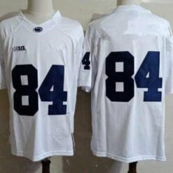 Penn State Juwan Johnson Jersey #84 College Football Game White No Name