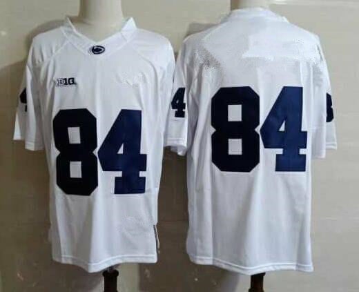 Penn State Juwan Johnson Jersey #84 College Football Game White No Name