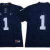 Penn State KJ Hamler Jersey #1 College Football Game Navy No Name