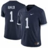 Penn State KJ Hamler Jersey #1 College Football Game Navy Retro With Name