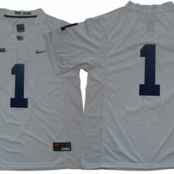 Penn State KJ Hamler Jersey #1 College Football Game White No Name