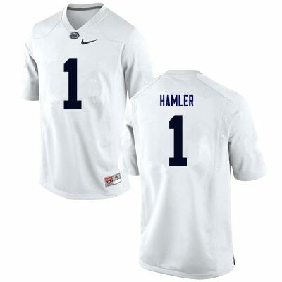 Penn State KJ Hamler Jersey #1 College Football Game White With Name