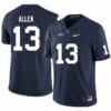 Penn State Kaytron Allen Jersey #13 College Football Game Navy With Name