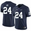 Penn State Keyvone Lee Jersey #24 College Football Game Navy With Name